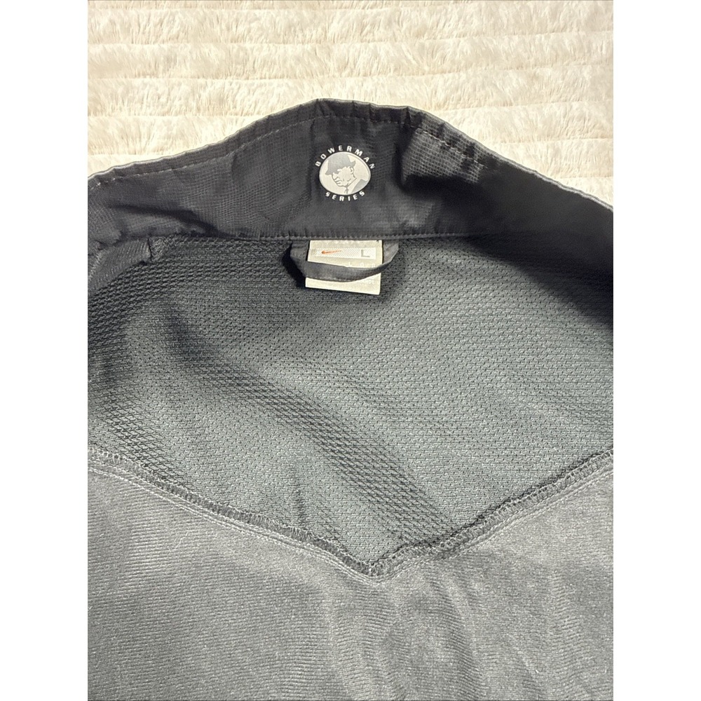 VTG Nike Athletic Black Zipped Running Vest Men Large Bowerman Series NICE - Picture 12 of 16